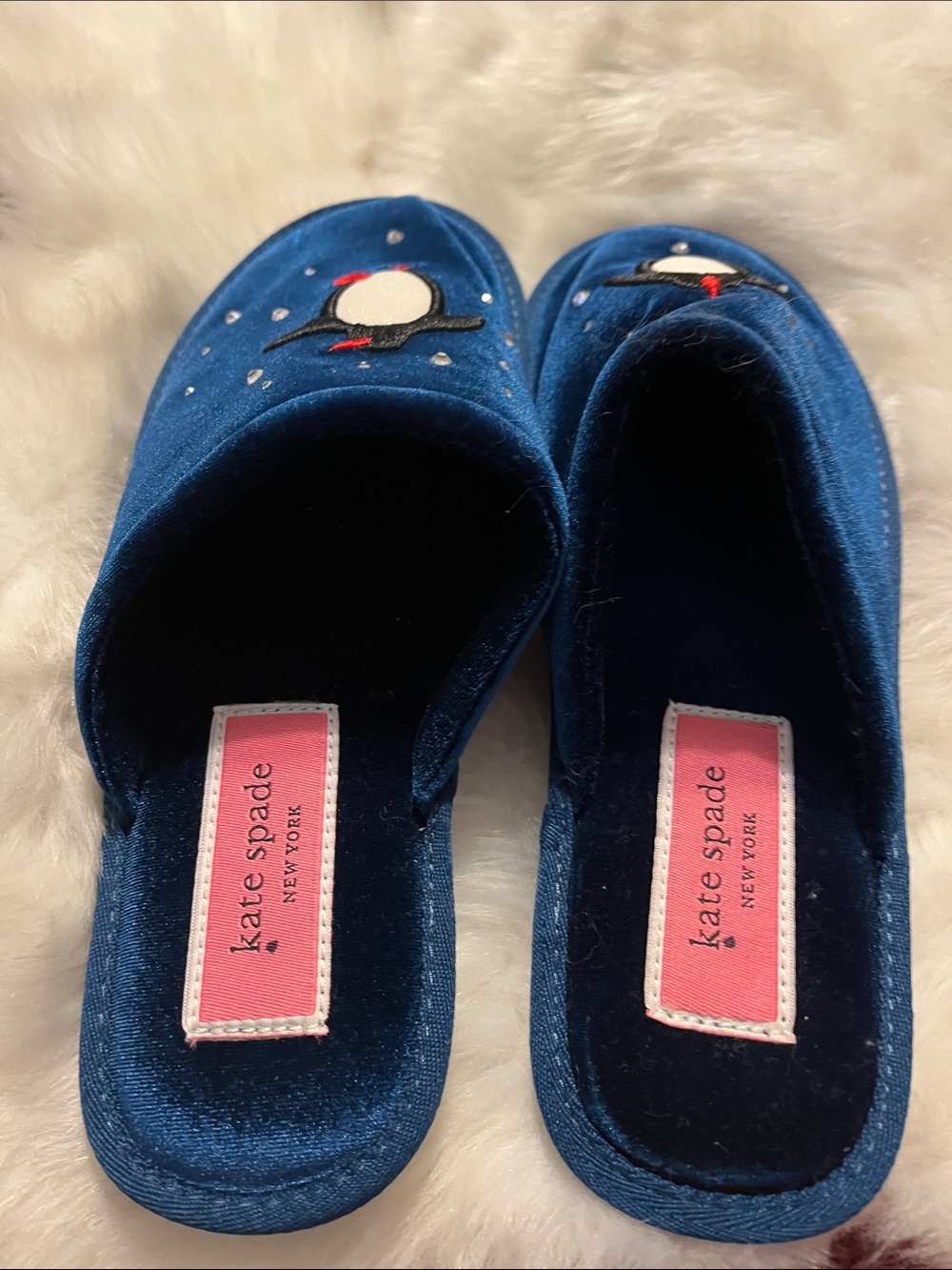 Kate Spade Jolie Slipper with Penguin Detail - Picture 4 of 8